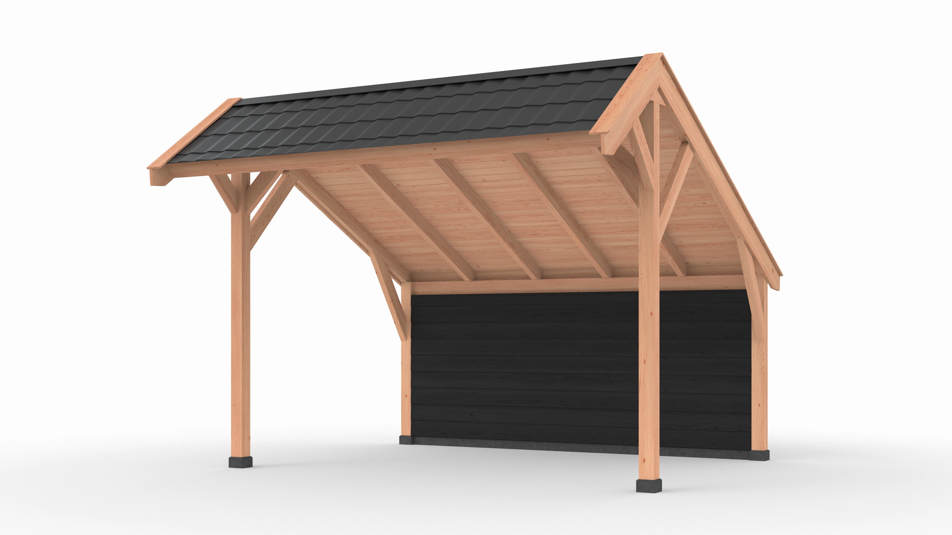 Douglas DIY kapschuur, 400 x 300, met achterwand, Westwood - Afbeelding 5